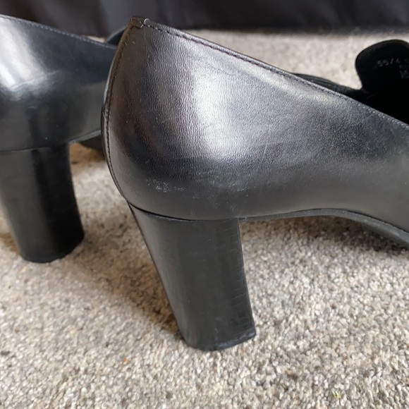 Women’s shoes - Franco Sarto Heeled Loafer/Pump, Black 8M - Picture 6 of 10